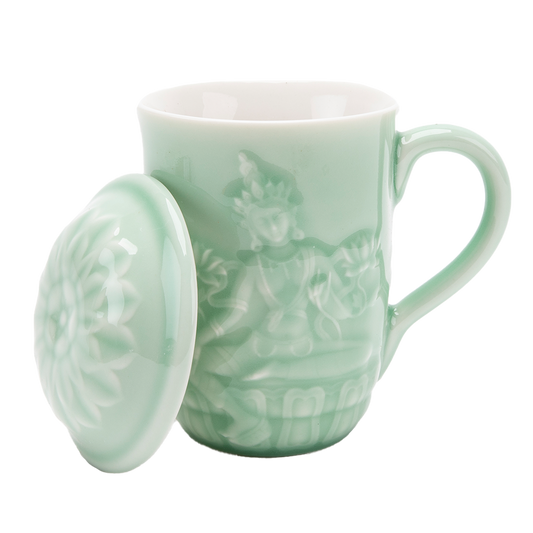 Tea Mug with Lid - Tara