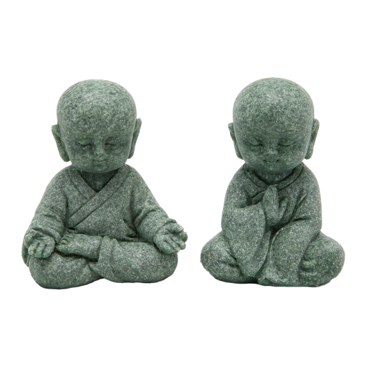 Miniature Jizo Monk Statue