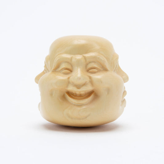Wooden 4-Faced Buddha Head