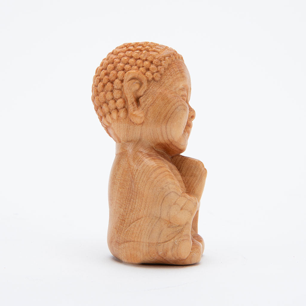 Small Wooden Bodhisattva Jizo Statue