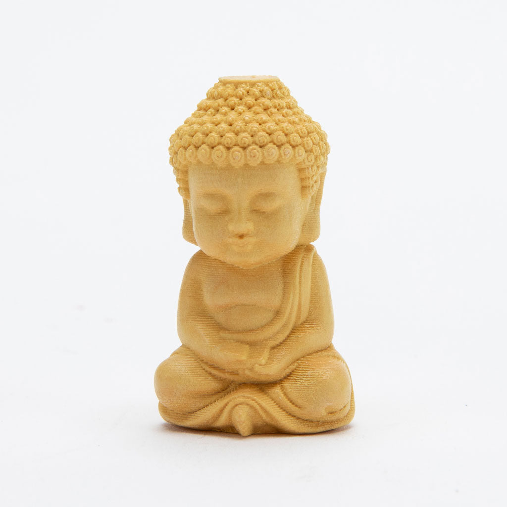Miniature Wooden Bodhisattva Statue