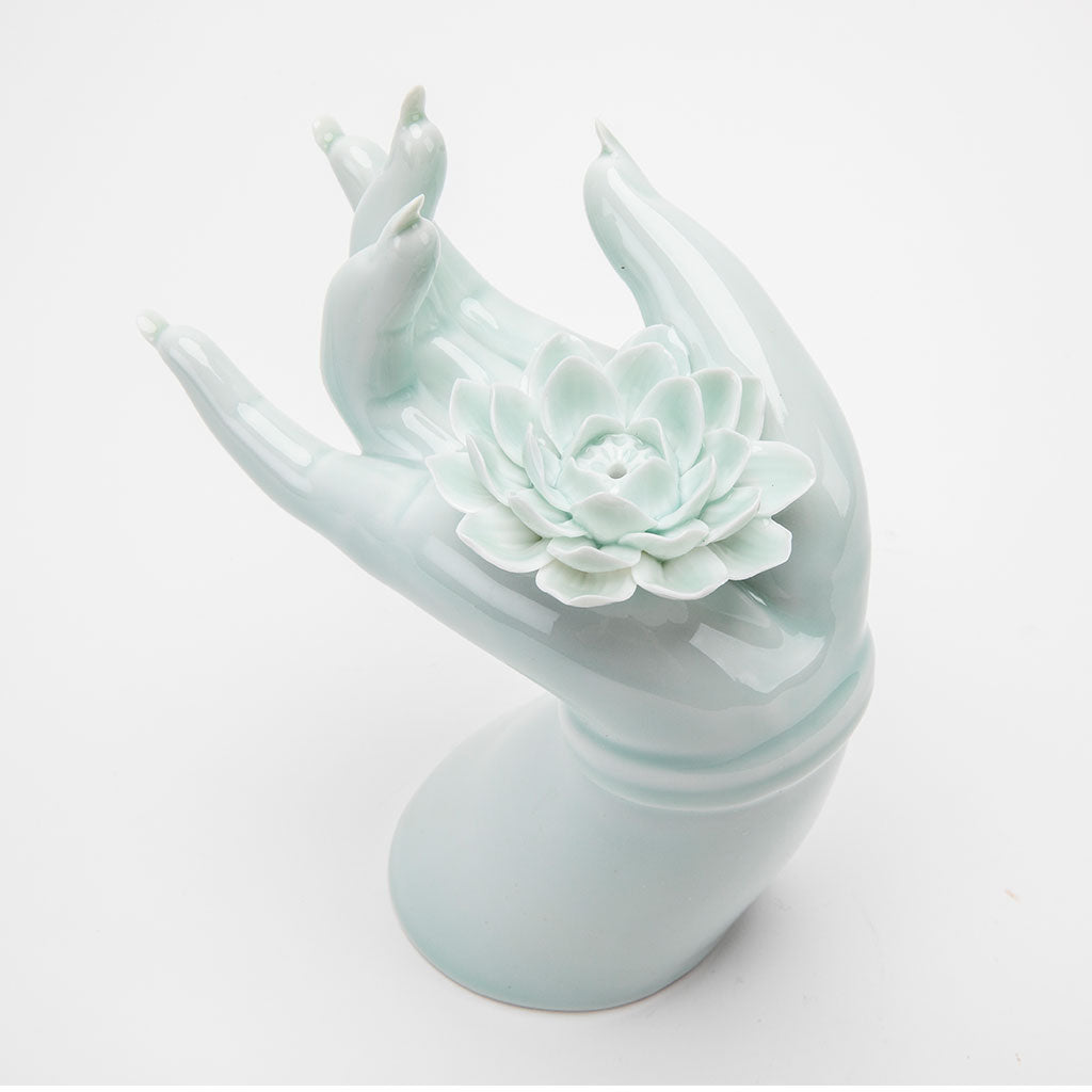 Kuan Yin's Hand Incense Holder