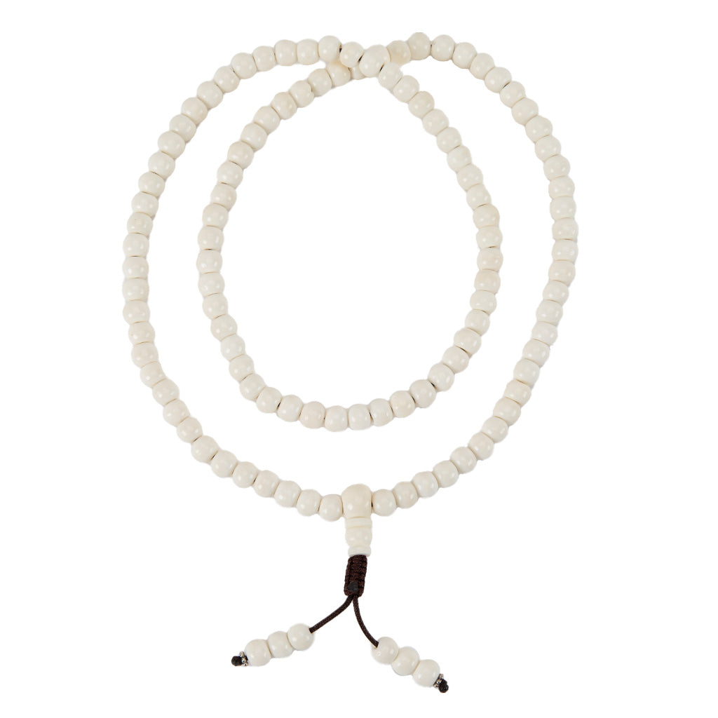 Simple Tibetan Yak Bone Prayer Beads