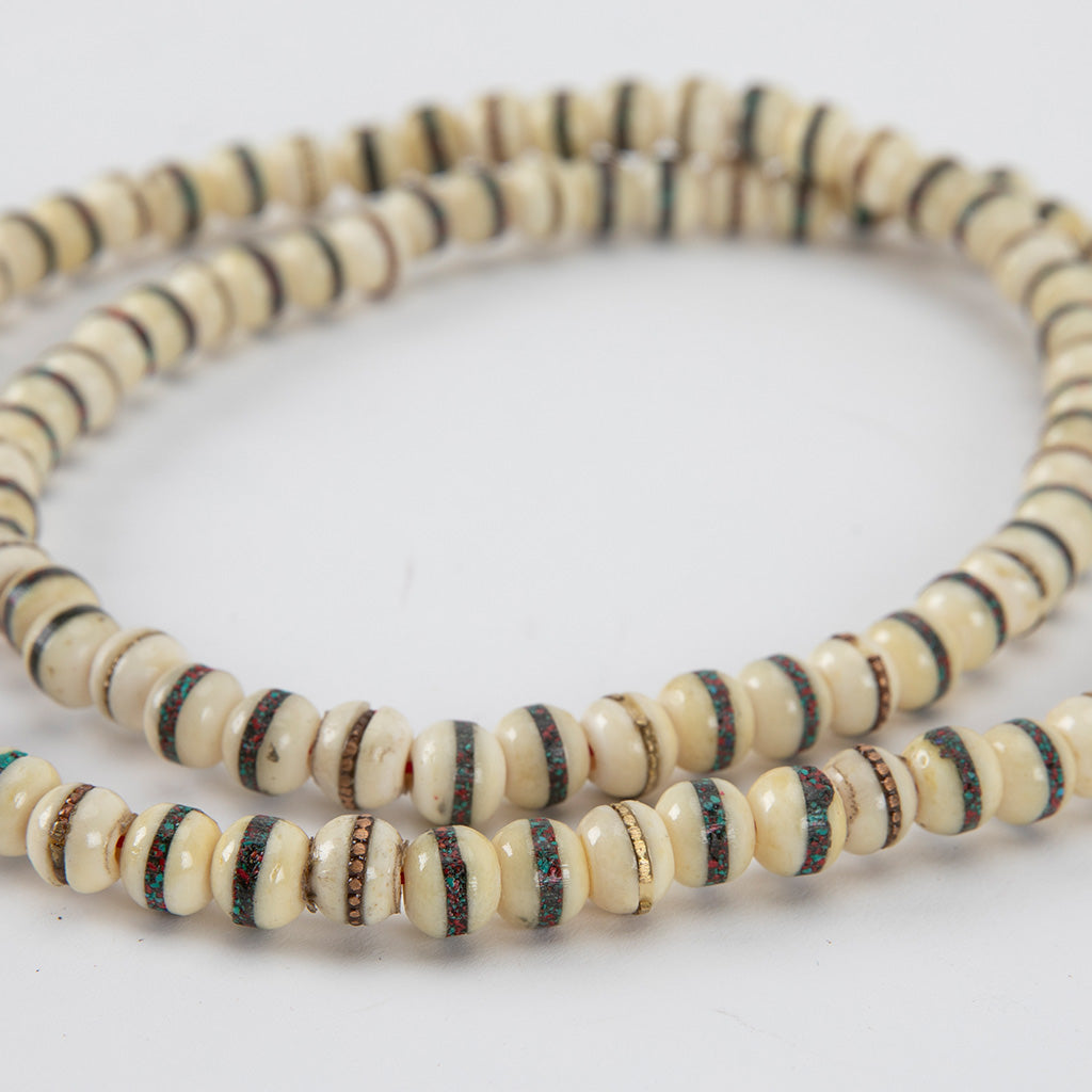 White Yak Bone & Bodhi Seed Mala