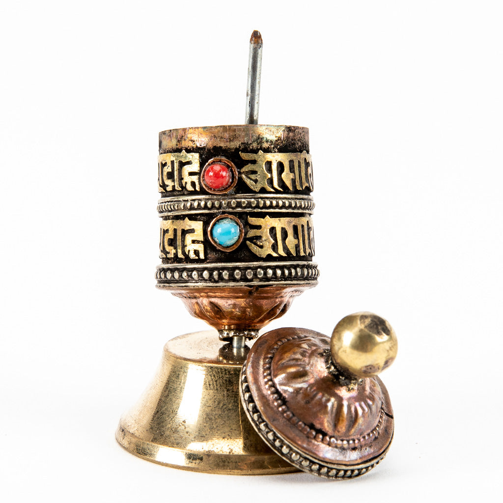 Miniature Standing Prayer Wheel