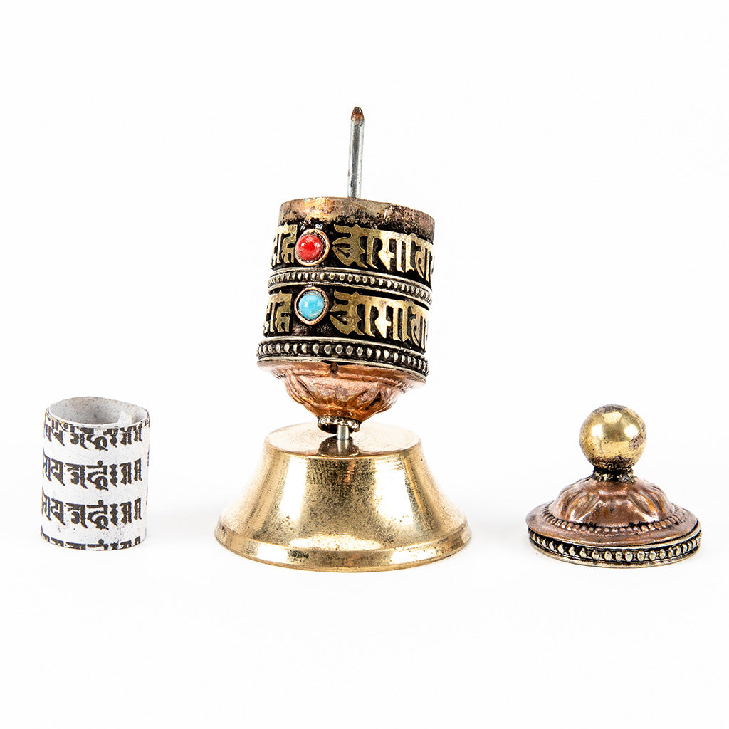 Miniature Standing Prayer Wheel