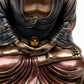 Bronze Meditating Buddha Statue with Alms Bowl