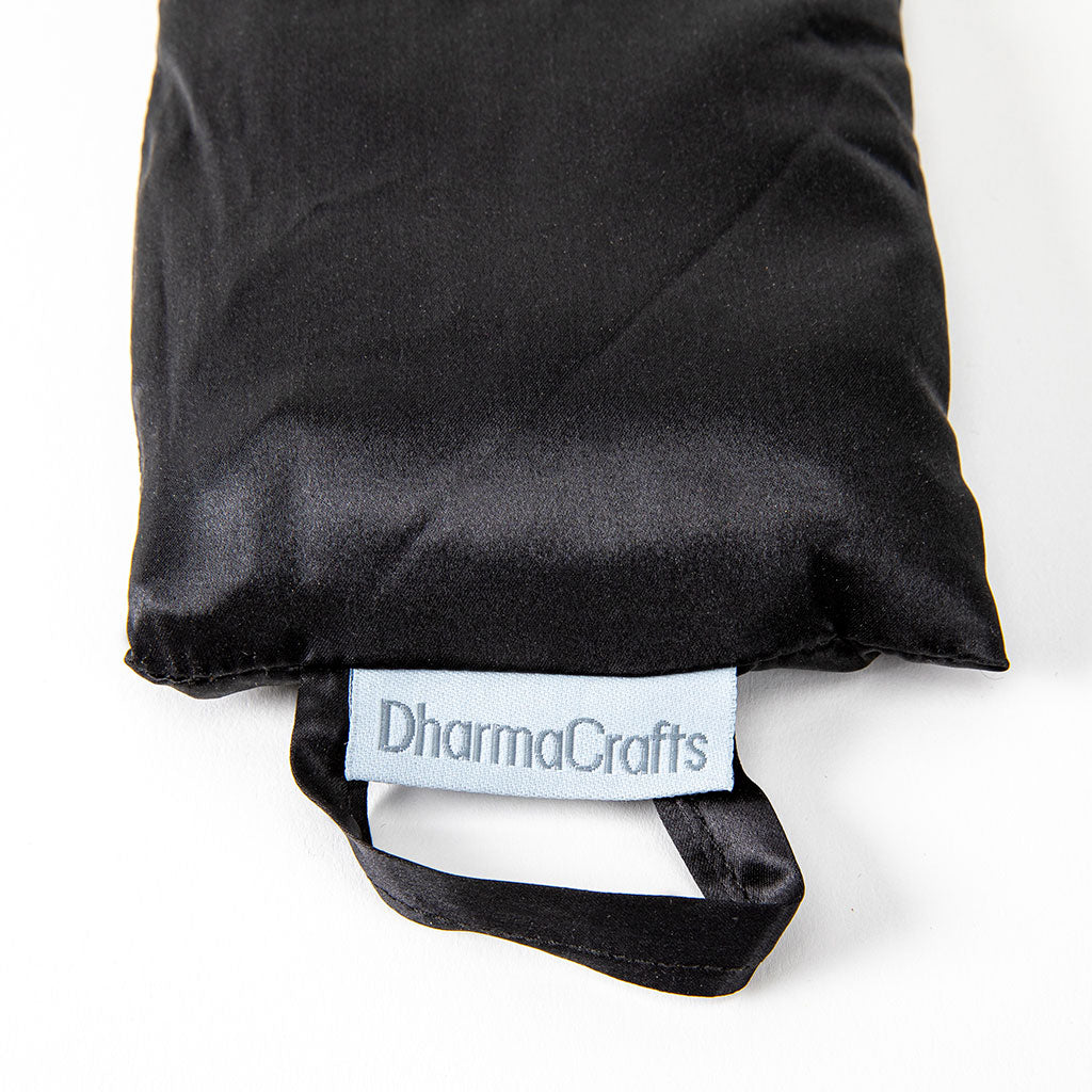 Silk Yoga Eye Pillow in Black