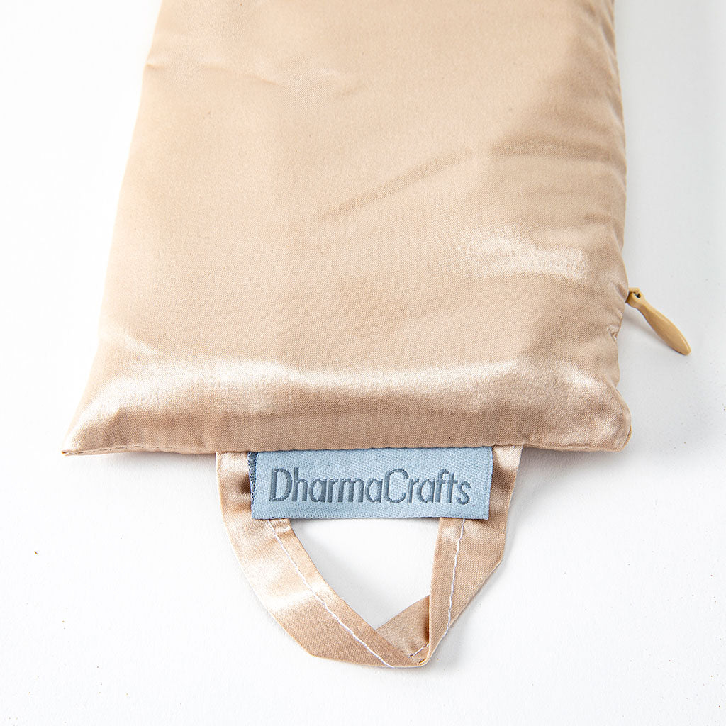 Silk Yoga Eye Pillow in Beige