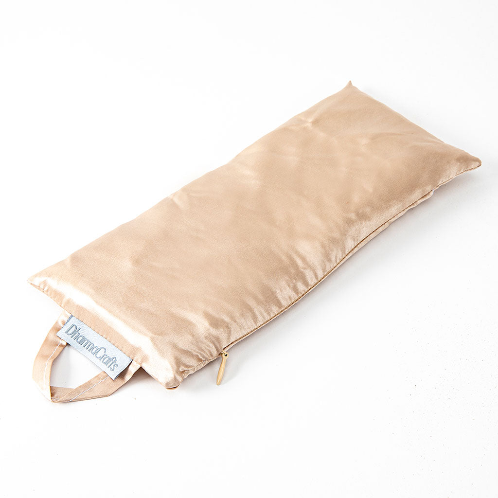 Silk Yoga Eye Pillow in Beige