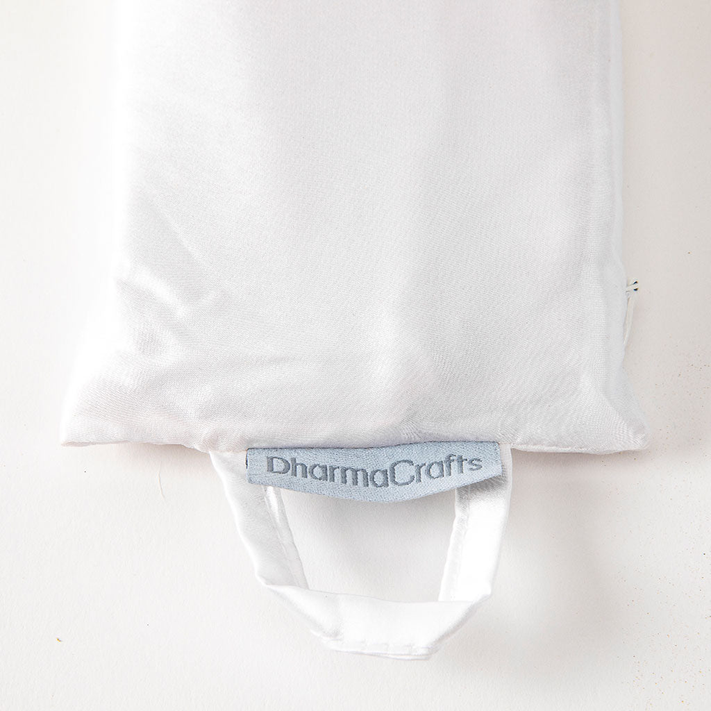 Silk Yoga Eye Pillow in White
