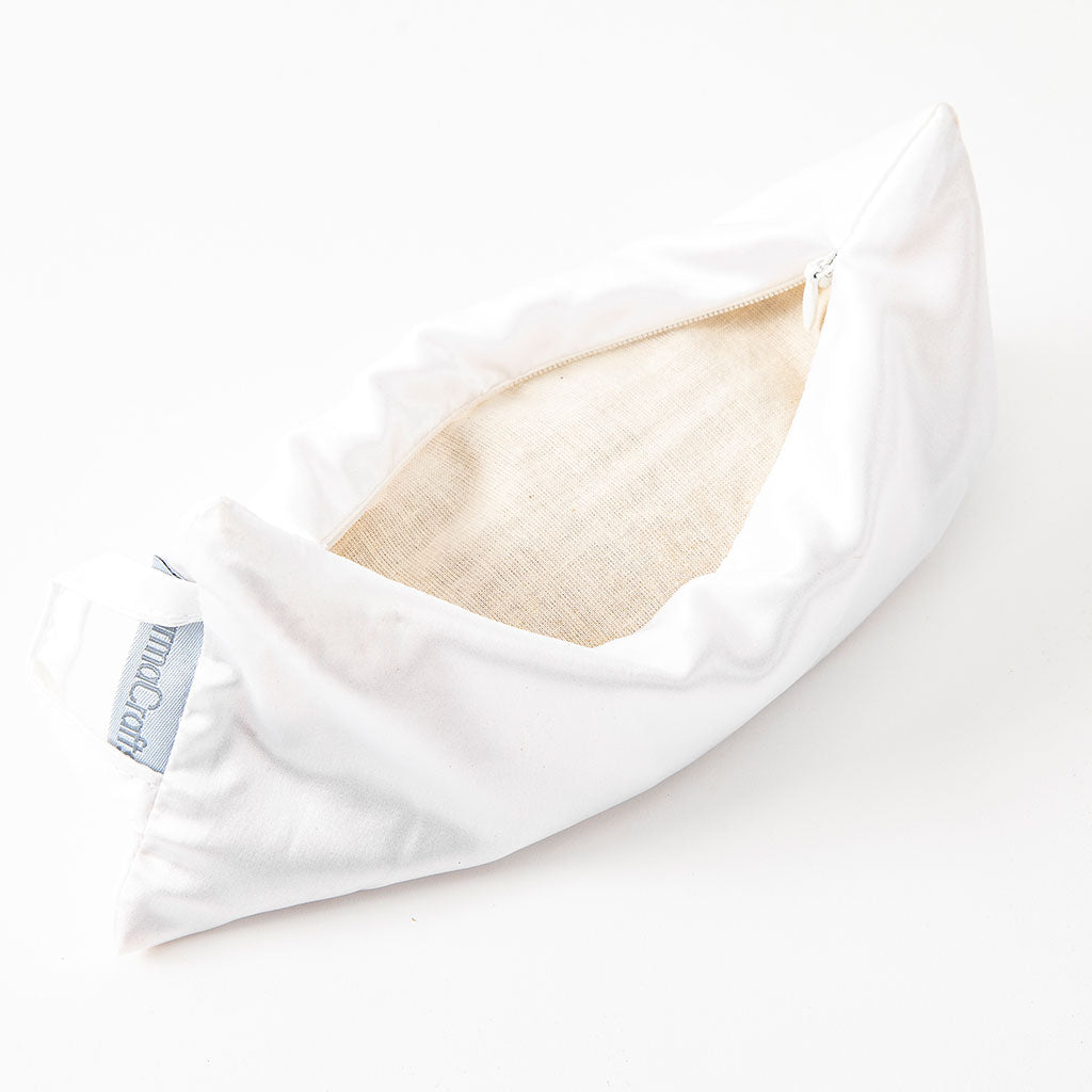 Silk Yoga Eye Pillow in White