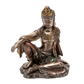 Bronze Kuan Yin Royal Ease Statue