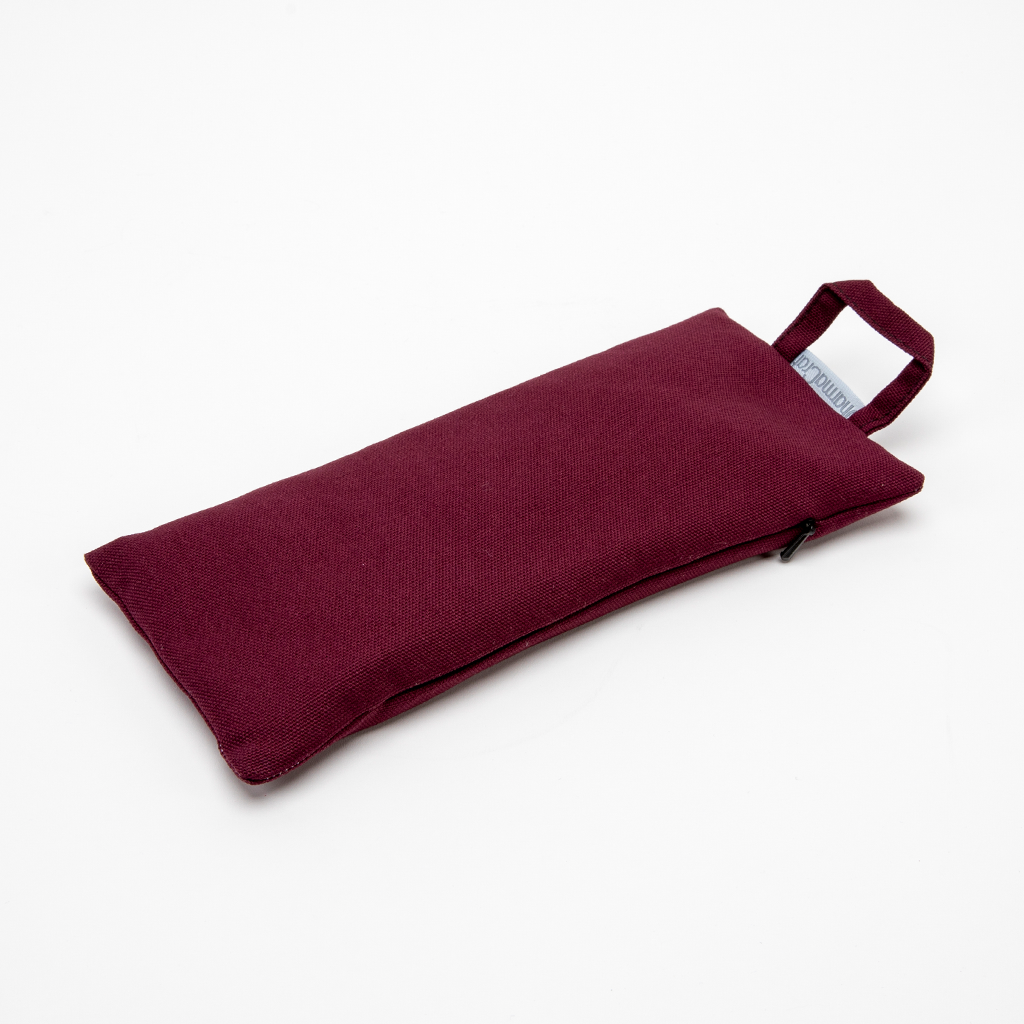 DharmaCrafts Weighted Eye Pillow in Maroon