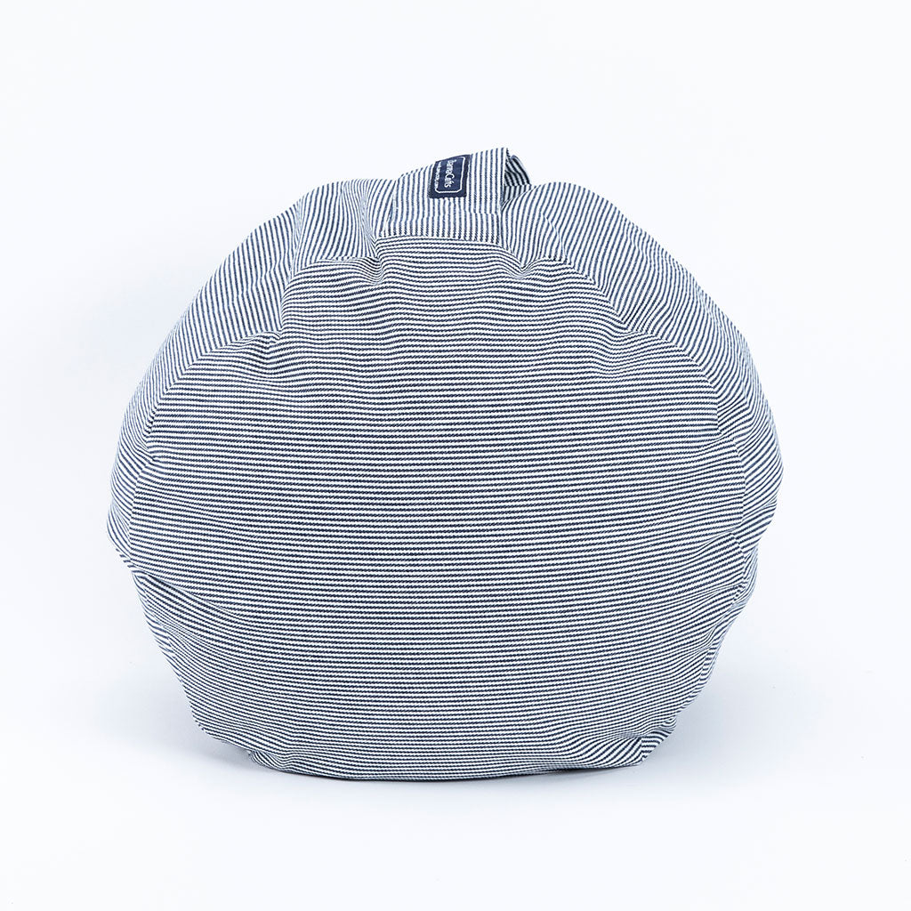 Denim Buckwheat Hull Zafu - COVER ONLY