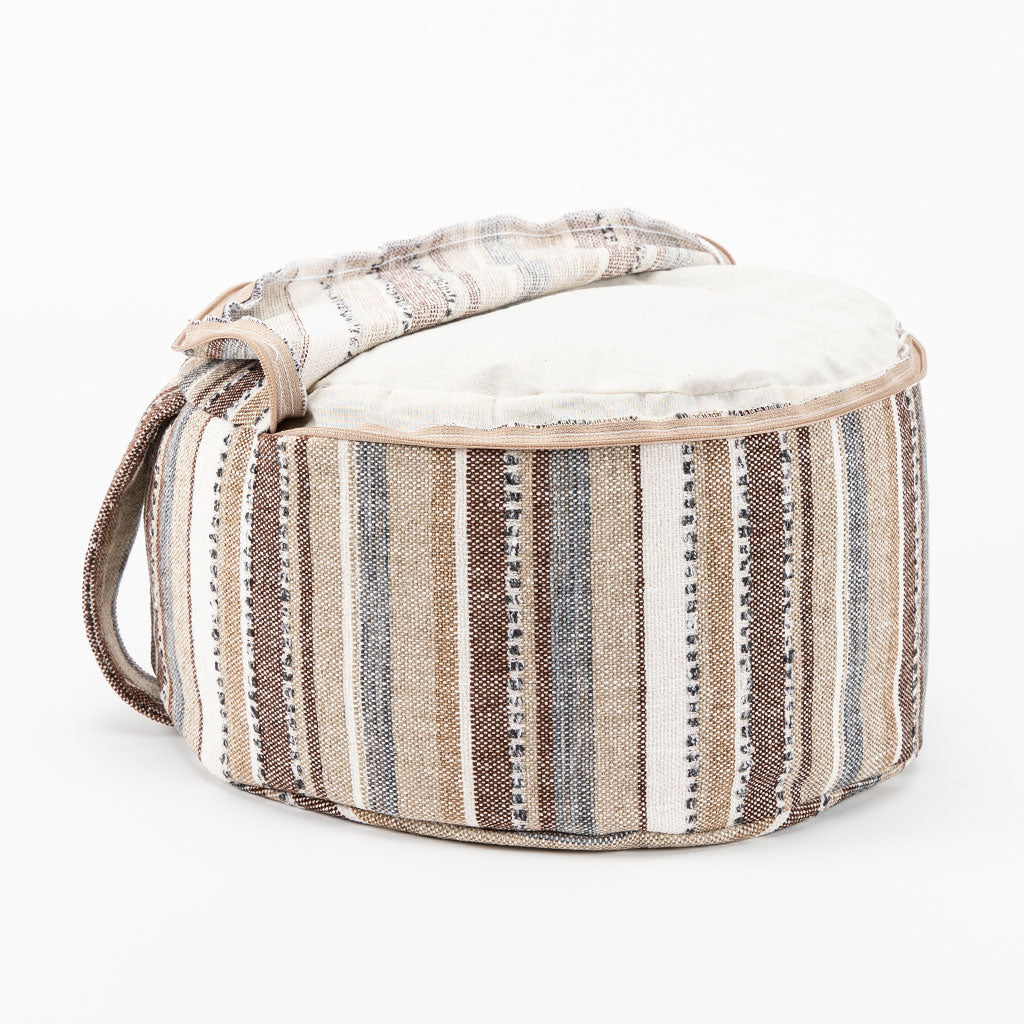 Mineral Stripe Buckwheat Hull Zafu