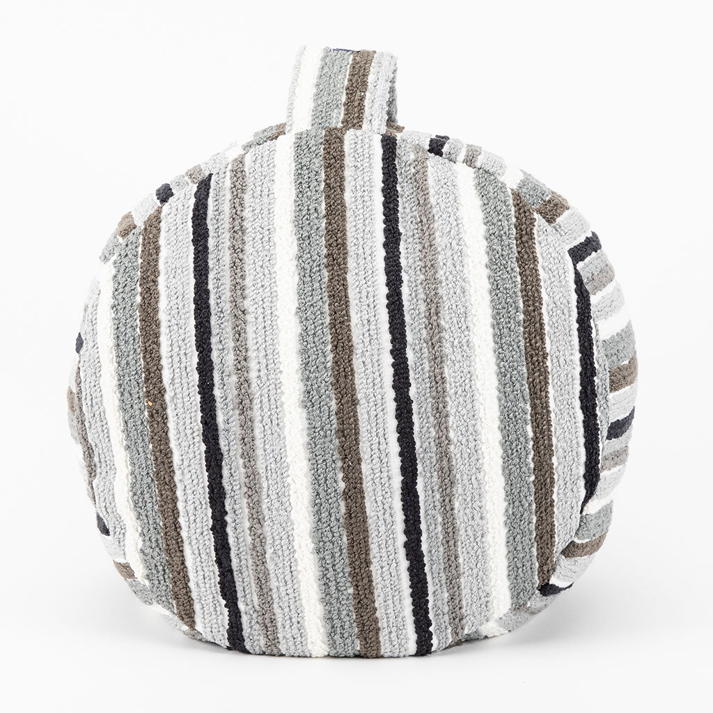 Textured Stripe Buckwheat Hull Zafu - COVER ONLY