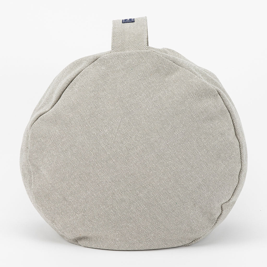 Storm Gray Buckwheat Hull Zafu - COVER ONLY