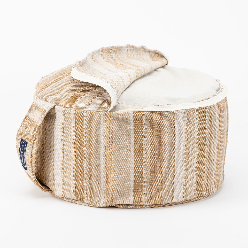 Mineral Stripe Buckwheat Hull Zafu