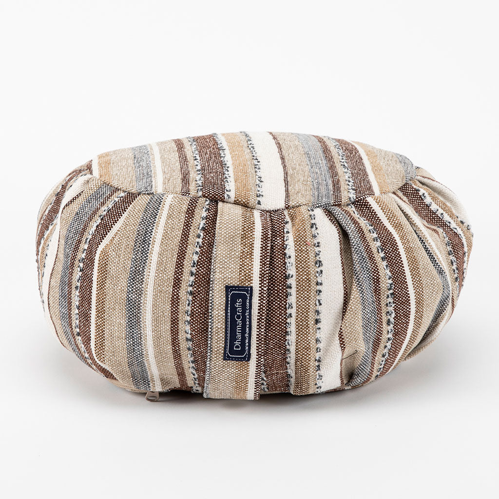 Mineral Stripe Buckwheat Hull Zafu - COVER ONLY
