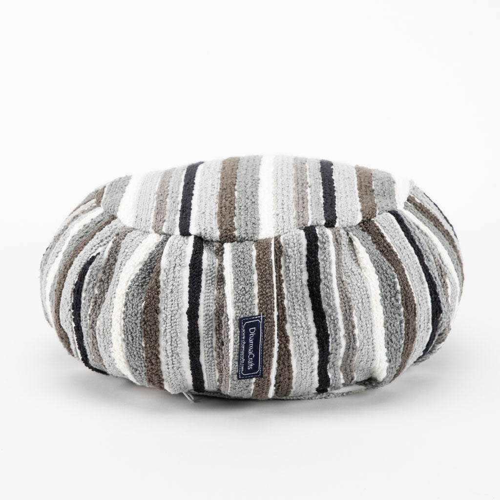 Textured Stripe Buckwheat Hull Zafu - COVER ONLY