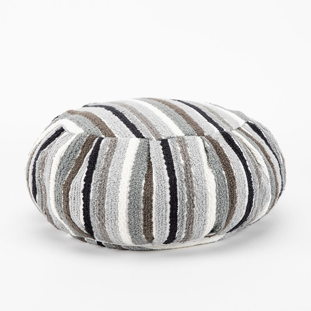 Textured Stripe Buckwheat Hull Zafu - COVER ONLY