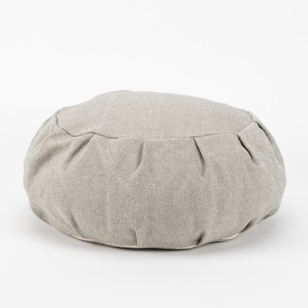 Storm Gray Buckwheat Hull Zafu - COVER ONLY