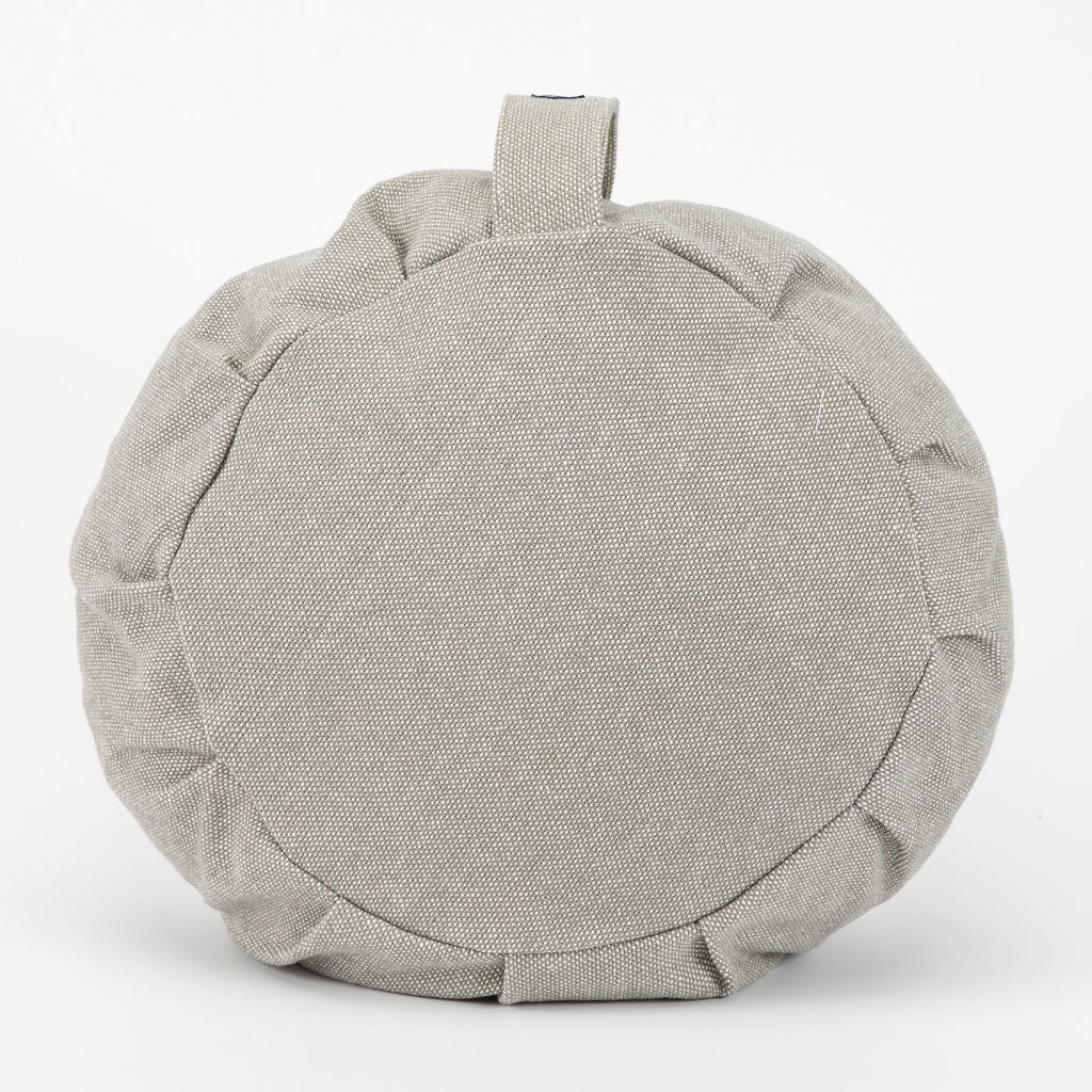 Storm Gray Buckwheat Hull Zafu - COVER ONLY