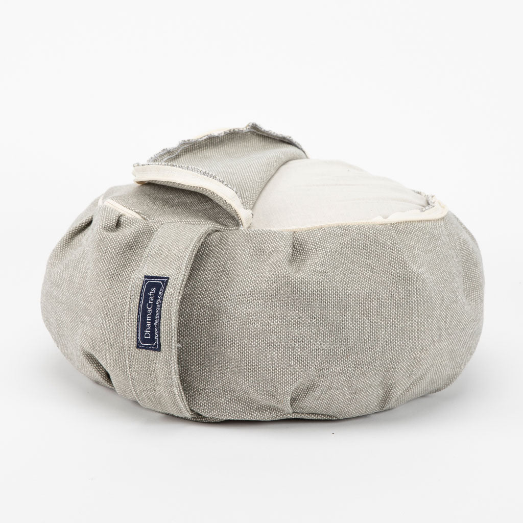 Storm Gray Buckwheat Hull Zafu - COVER ONLY
