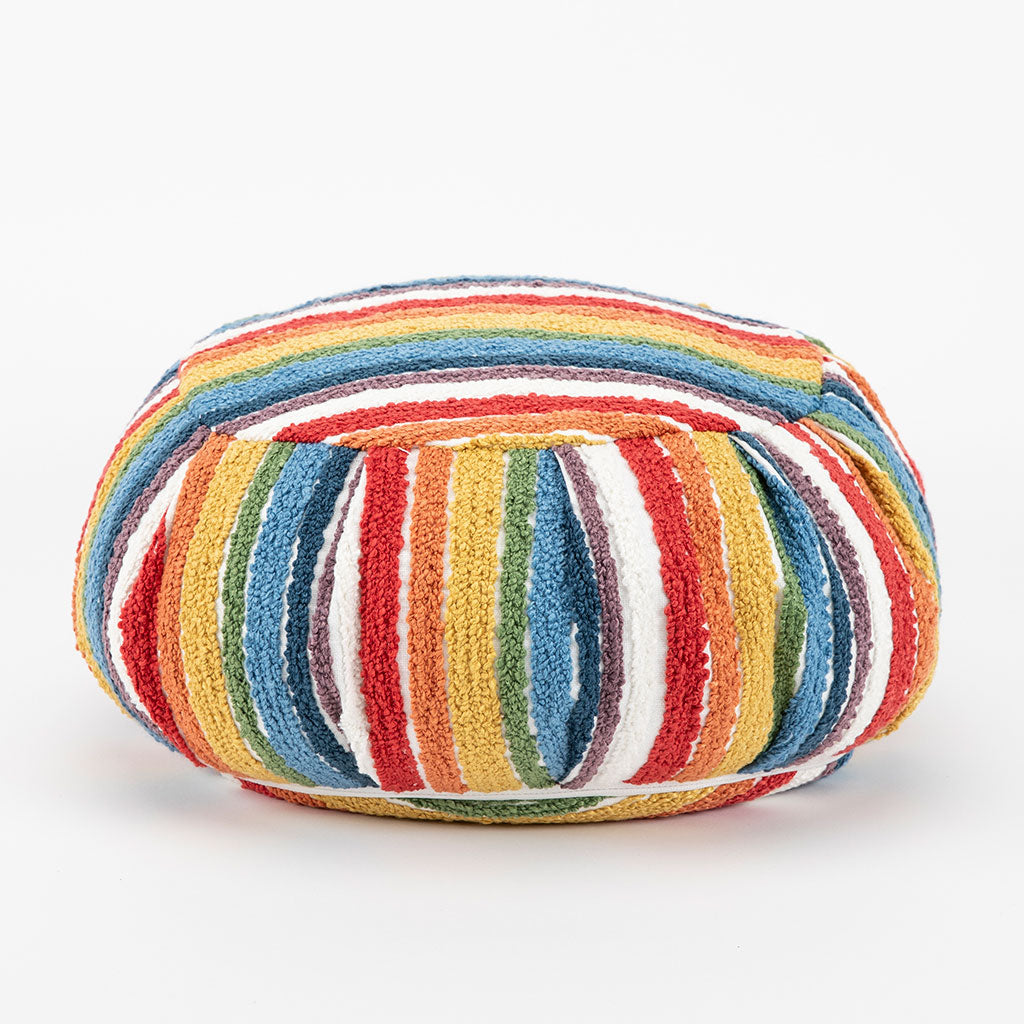 Textured Stripe Buckwheat Hull Zafu - COVER ONLY