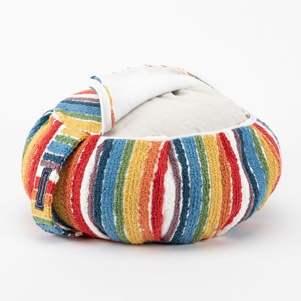 Textured Stripe Zafu Zabuton Set