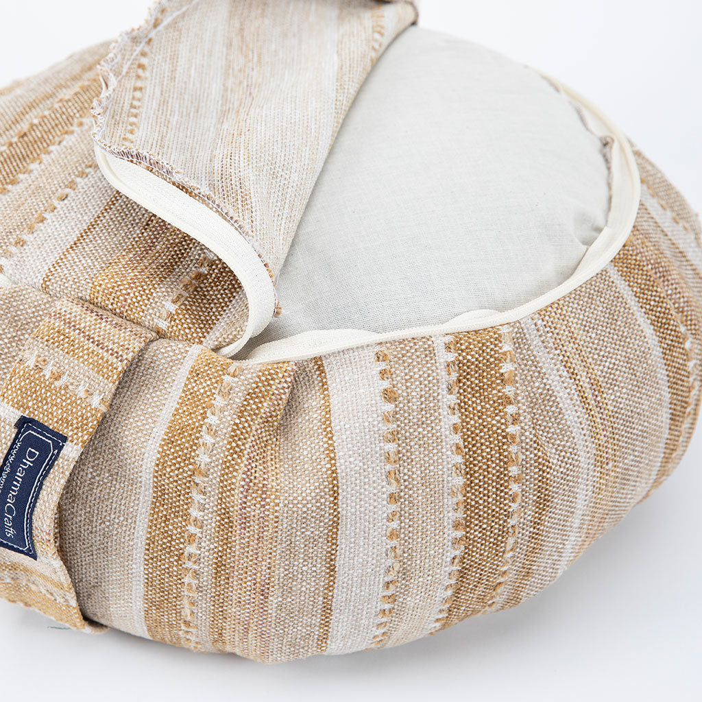 Mineral Stripe Buckwheat Hull Zafu