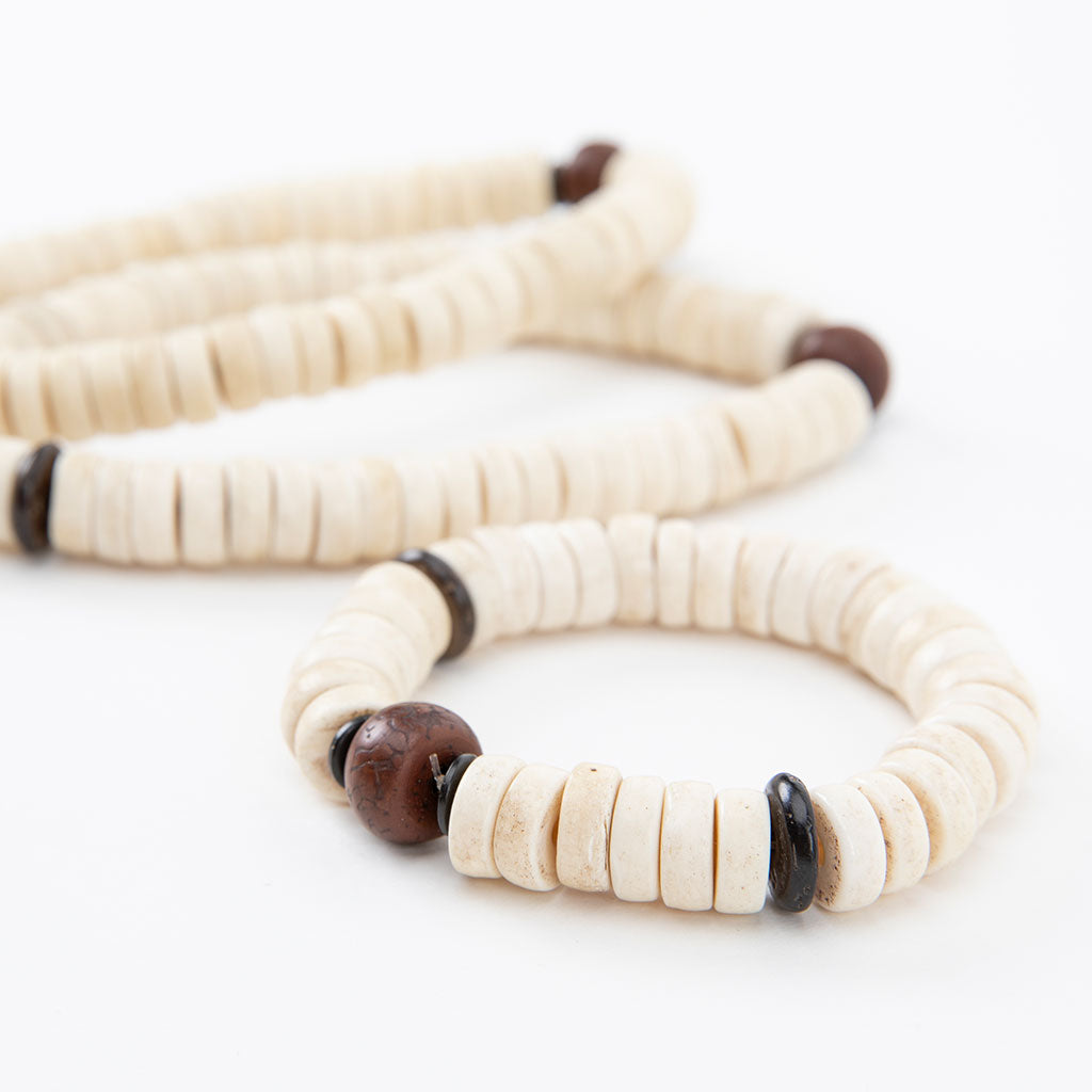 Yak Bone & Bodhi Seed Mala Set