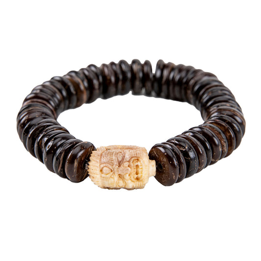 Mahakala Black Bone Bracelet