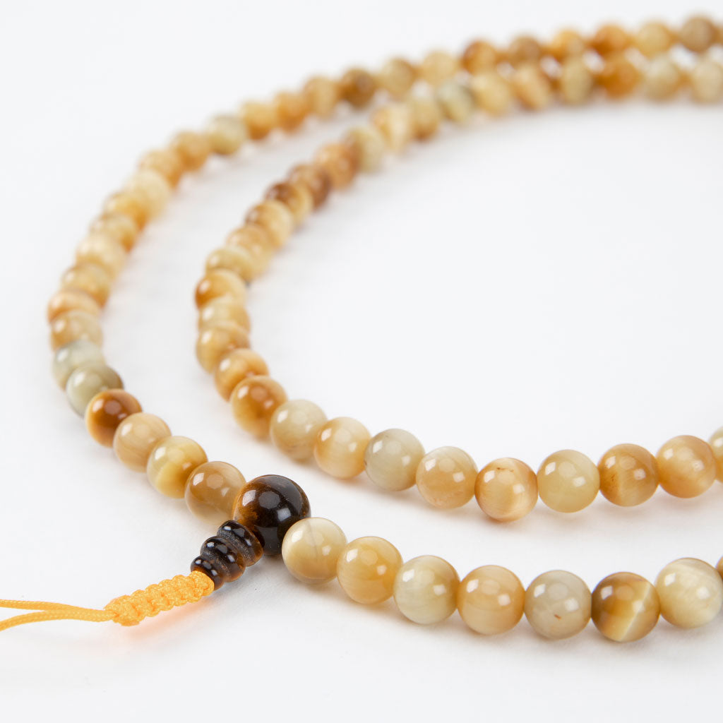 Yellow Tiger's Eye Mala Set