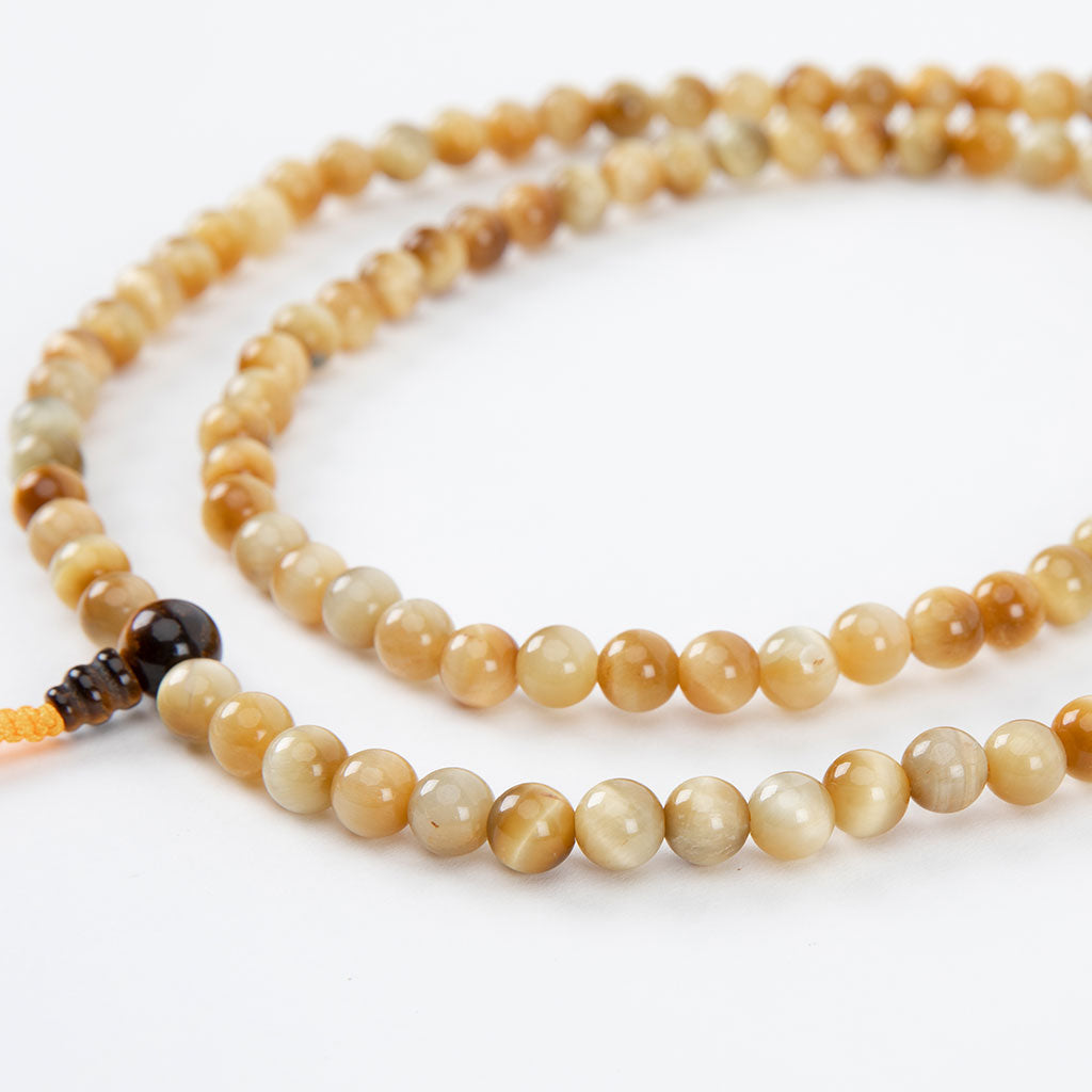 Yellow Tiger's Eye Mala Set