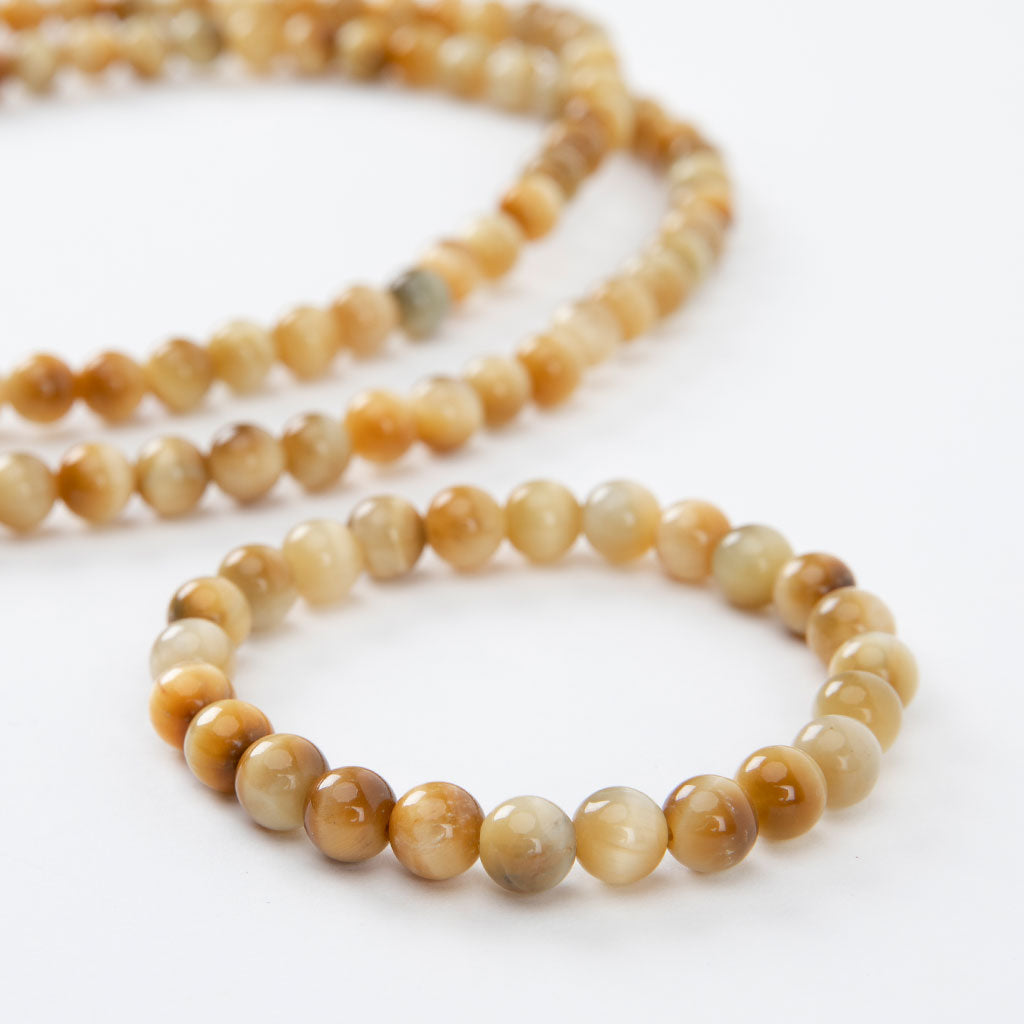 Yellow Tiger's Eye Mala Set