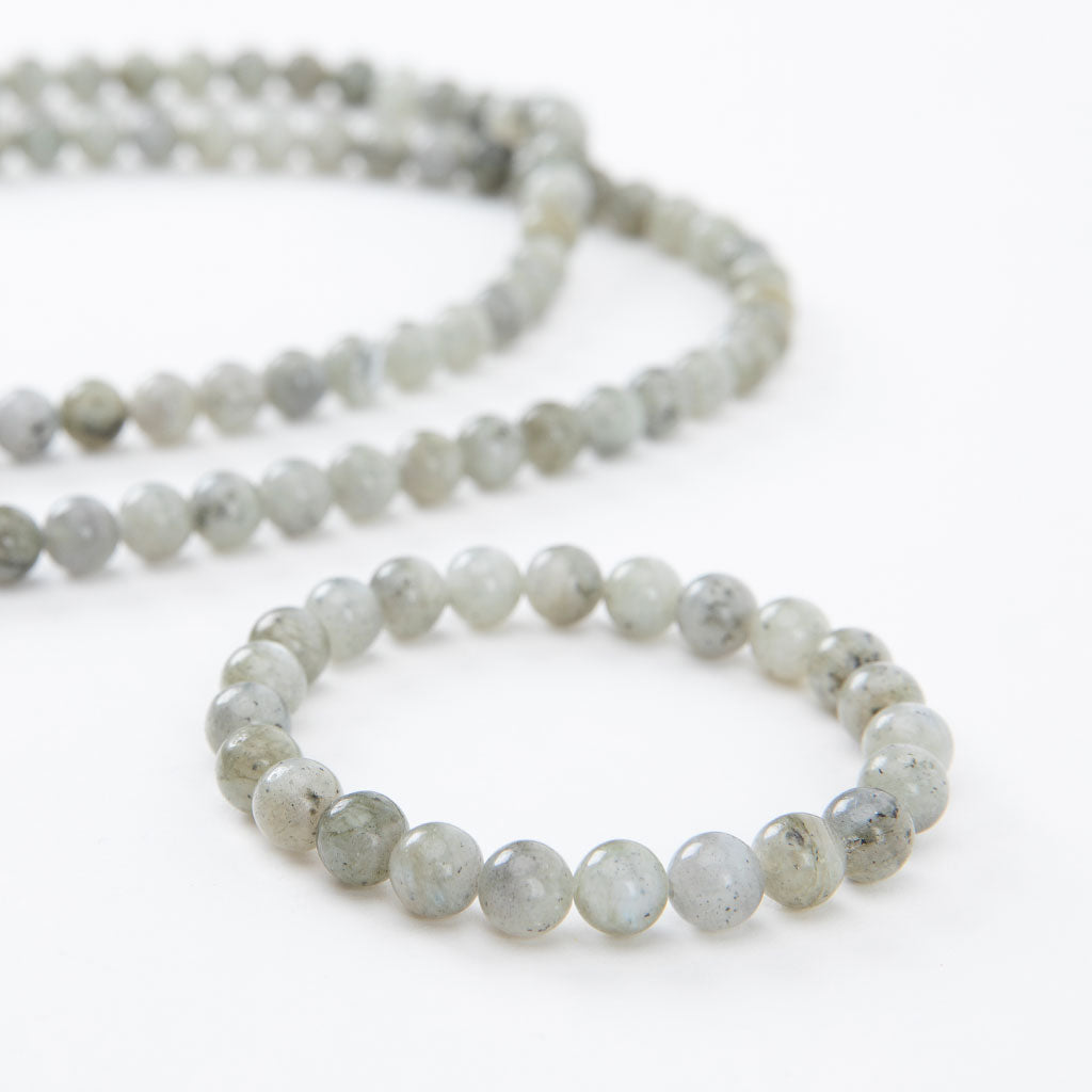 Labradorite Mala Beads Set