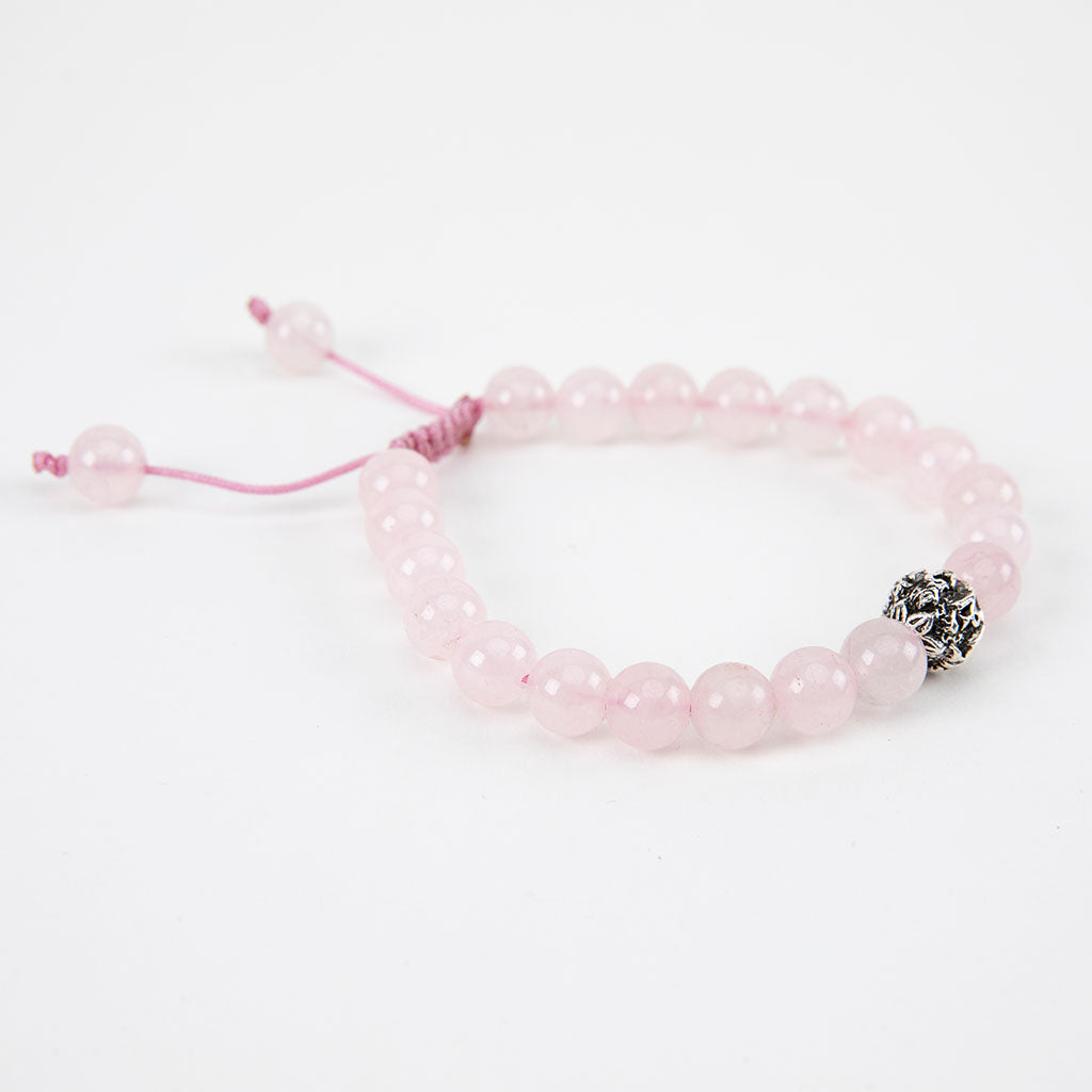 Mantra Rose Quartz Mala Bracelet