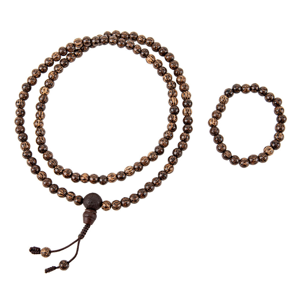 Palmwood Mala Bead Set