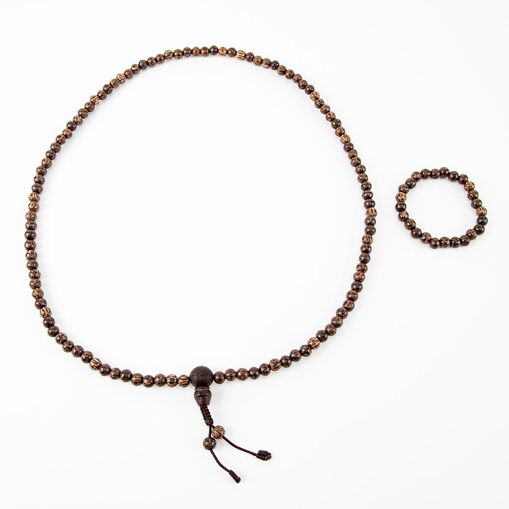 Palmwood Mala Bead Set