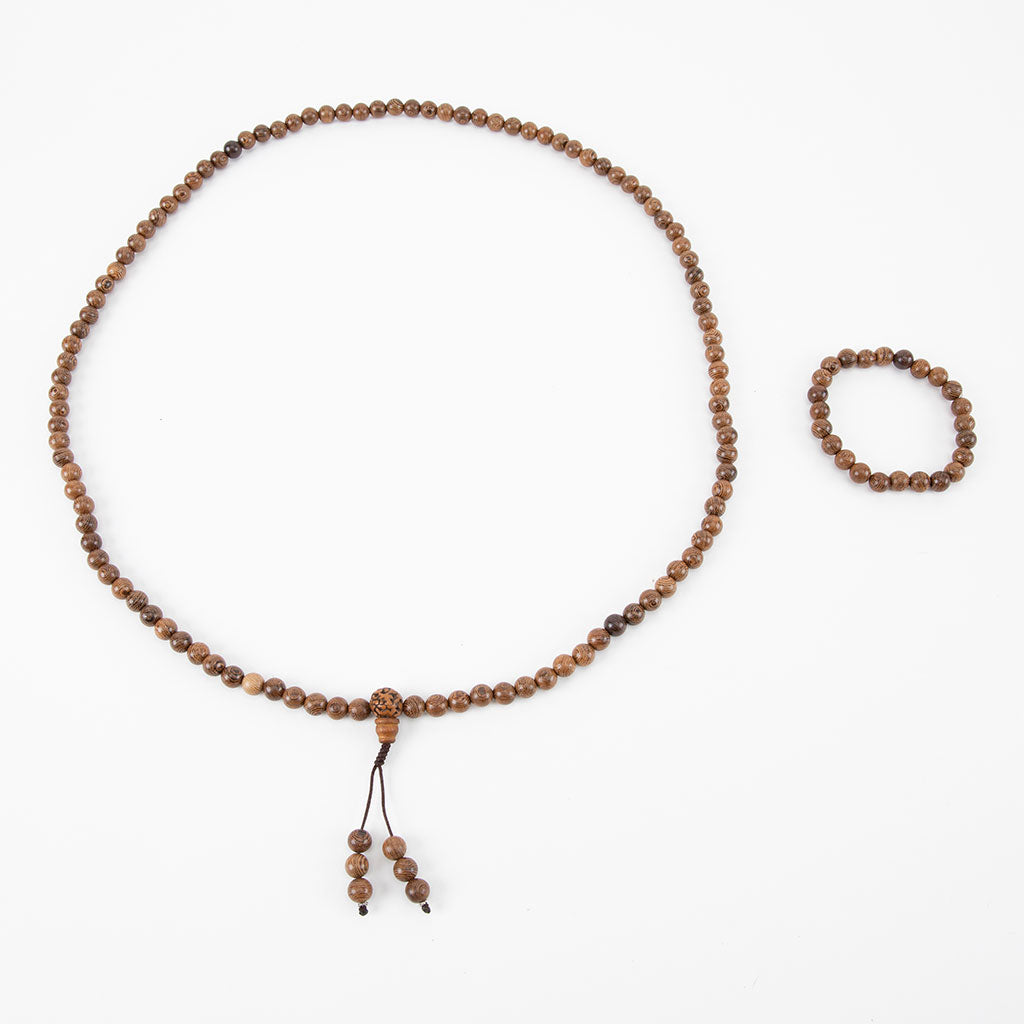 Coconut Wood Mala Bead Set