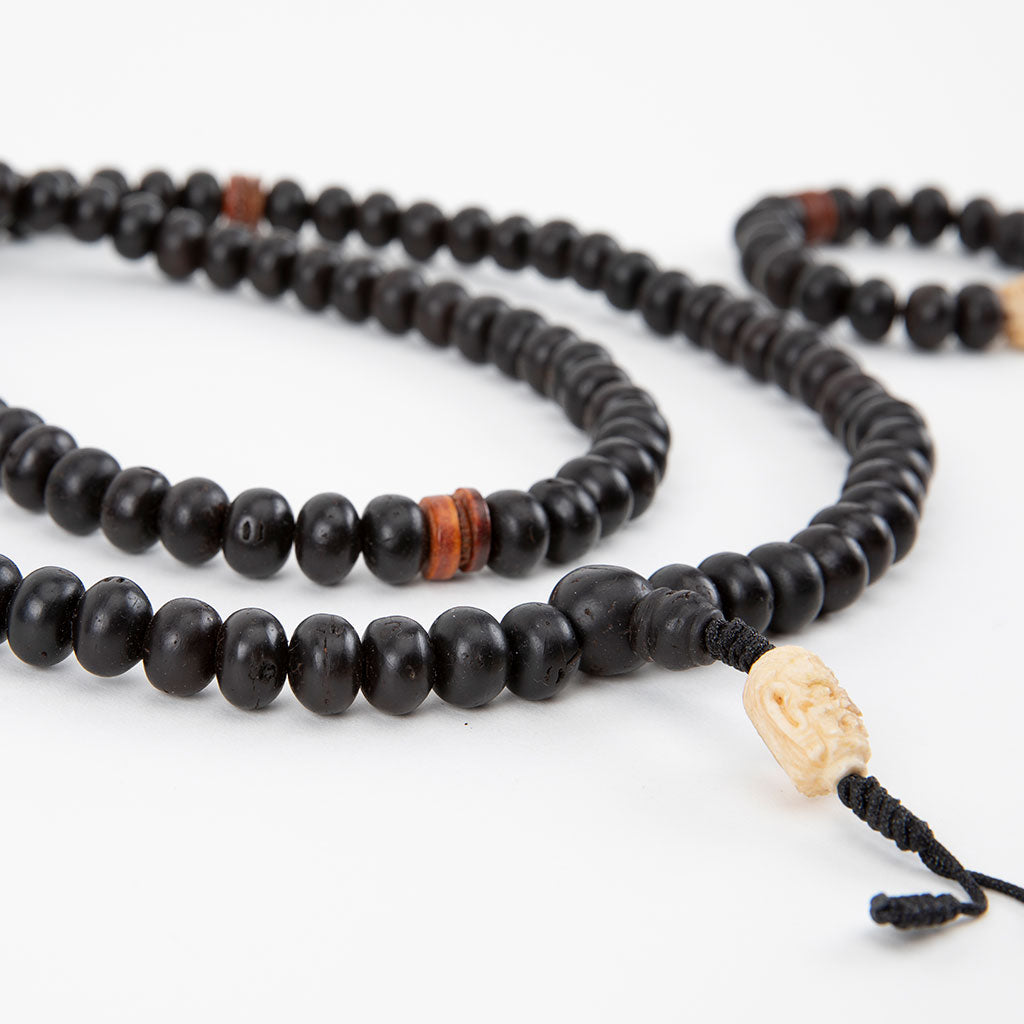 Mahakala, Bone & Bodhi Seed Mala Beads Set