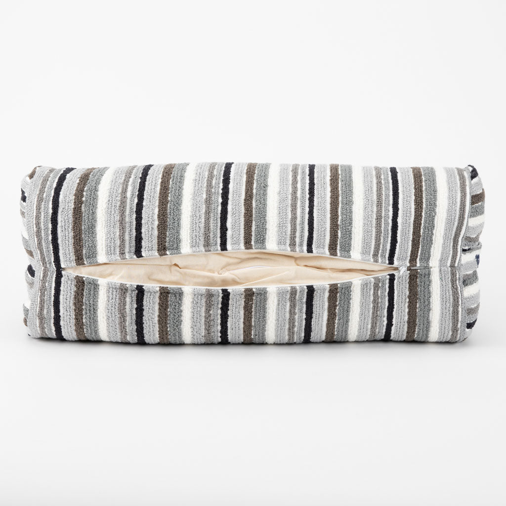 Textured Stripe Bolster