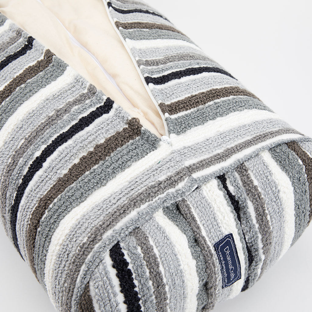 Textured Stripe Bolster