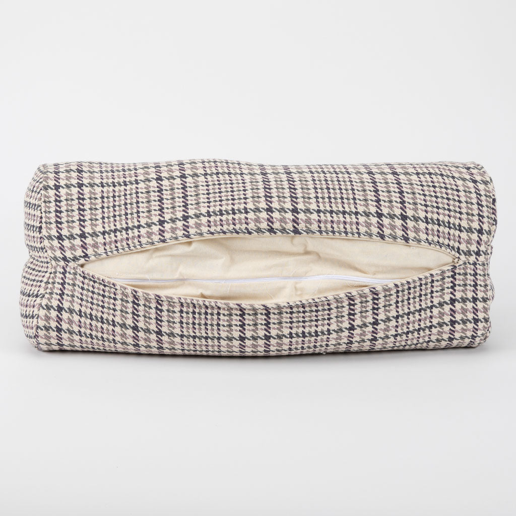 Houndstooth Plaid Bolster