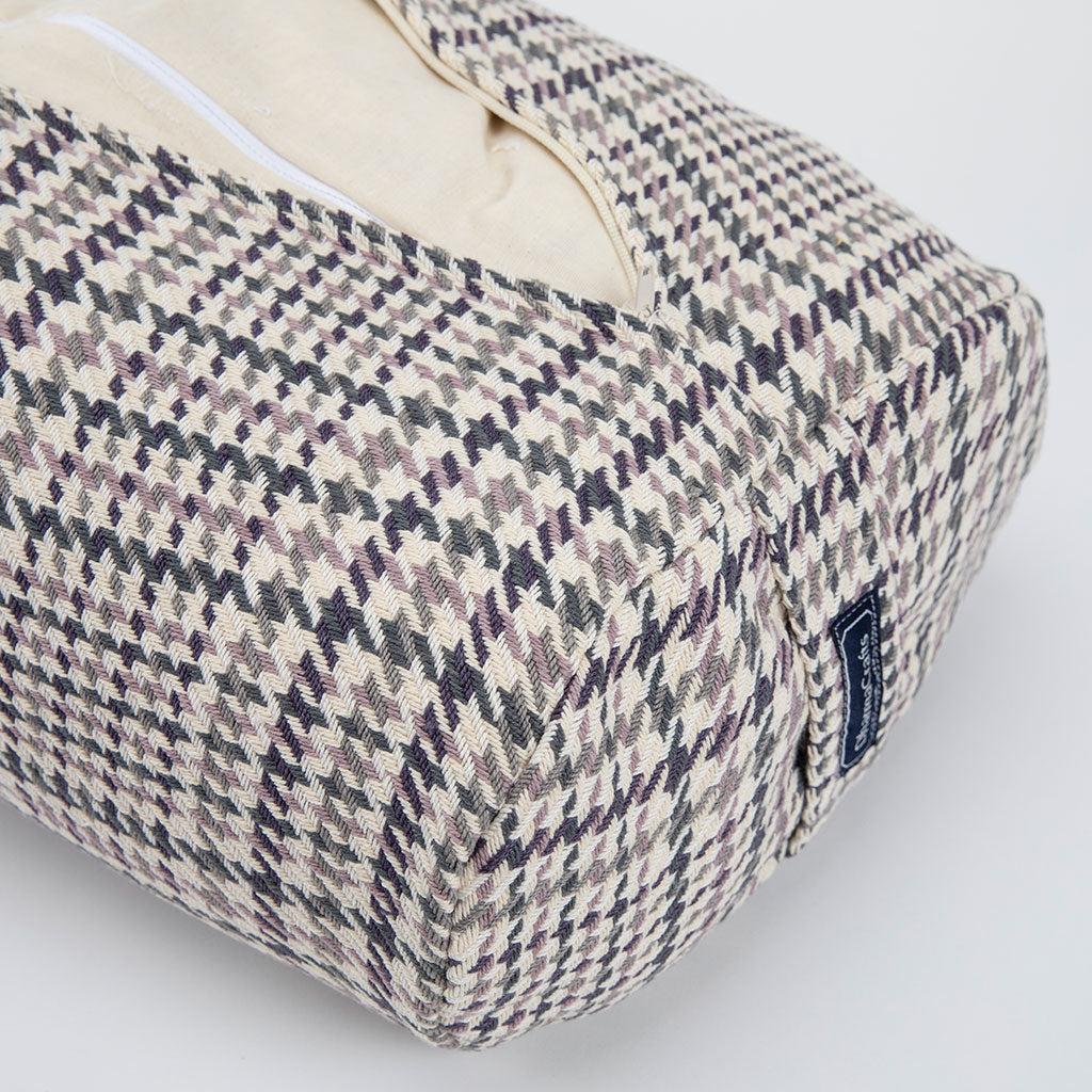 Houndstooth Plaid Bolster
