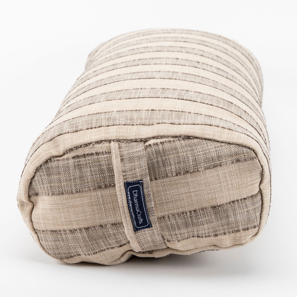 Coffee Stripe Bolster