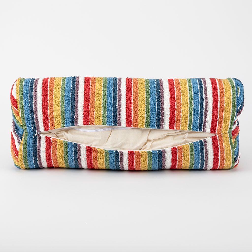 Textured Stripe Bolster