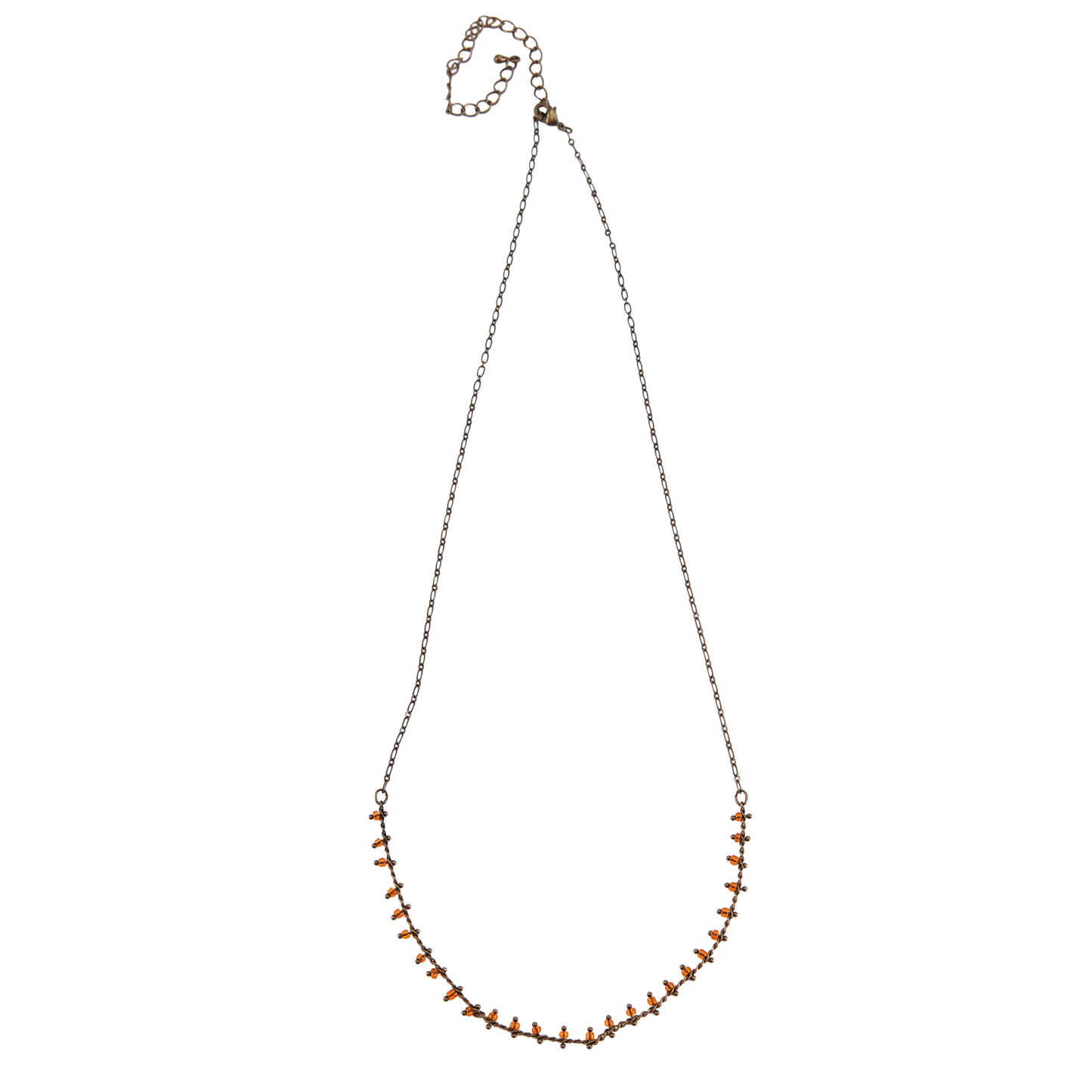 Turquoise and Amber Beaded Necklaces